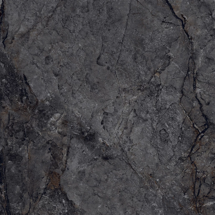 Керамогранит Realistik Esme Black Sugar Carving черный 60x60 см