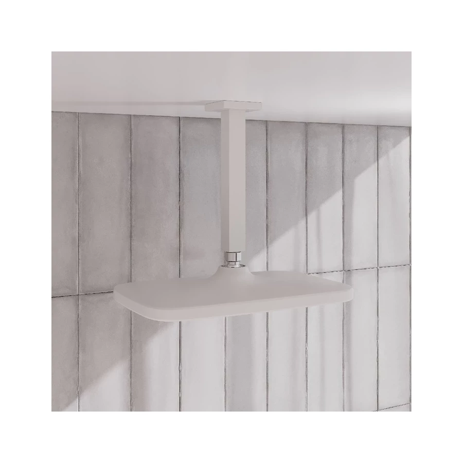 Душевая насадка Iddis Esper верхняя прямоугольная белая матовая ESP25WSi64