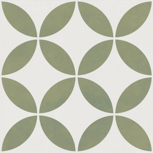 Керамогранит Harmony Peronda Mayari Green Petals LT матовый зеленый 3386037798 22,3х22,3 см