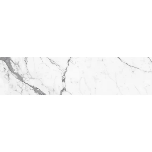 Бордюр EnergieKer Империал Статуарио Супериоре Ретт Матт / Imperial Statuario Superiore Rett Matt матовый белый 8STSU 30х7,5 см