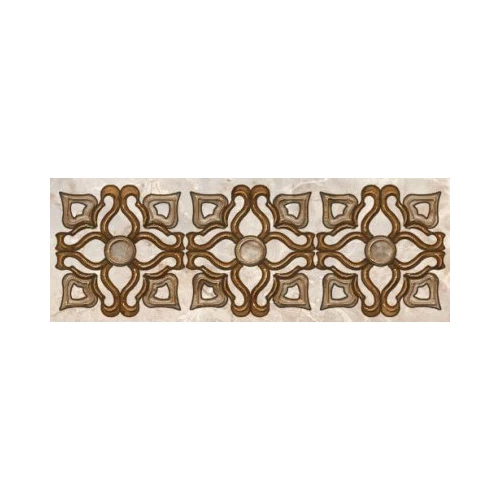 Бордюр Нефрит-Керамика Гермес светло-коричневый 9х25 см