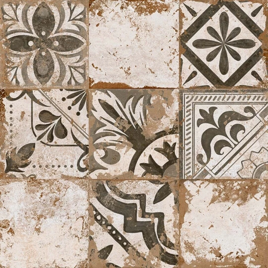 Керамогранит El Molino Memory 7 Gris Brillo матовый с блеском многоцветный 58х58 см