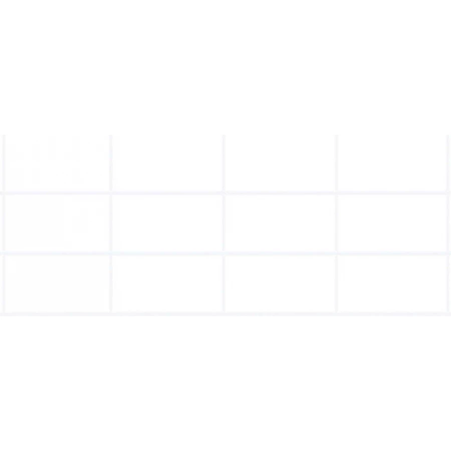 Плитка настенная Primavera Тора белый 1,6 м2 TP520BY 50х20 см