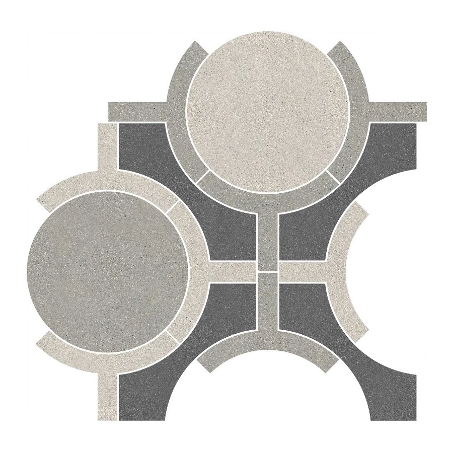 Декор Kerama Marazzi Джиминьяно 1 матовый серый ID149 49,5х48 см