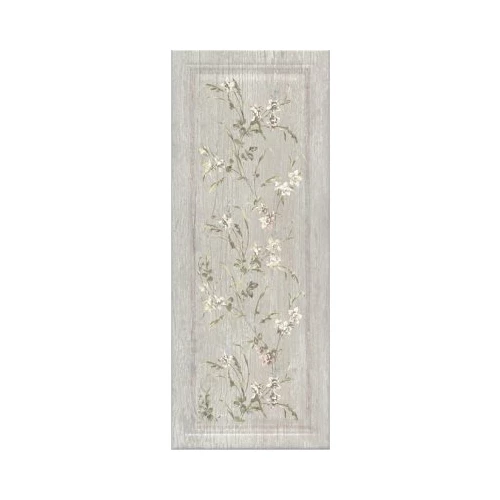 Плитка настенная Kerama Marazzi Кантри Шик серый панель декорированный 7189 20х50 см