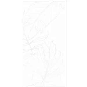 Керамогранит Global Tile Lavina ботаника матовый белый GT1206016603MDR2 120х60 см