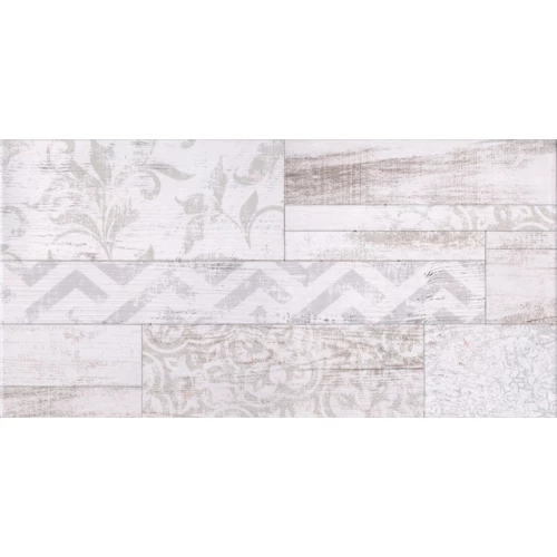 Плитка облицовочная Global Tile San Remo геометрия белый 50*25 см