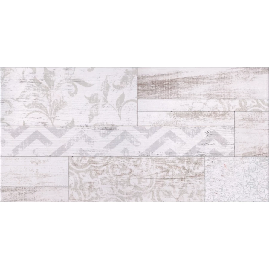 Плитка облицовочная Global Tile San Remo геометрия GT13VG белый 50*25 см