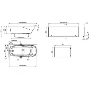 Ванна Ravak Vanda II CP21000000 170x70 см