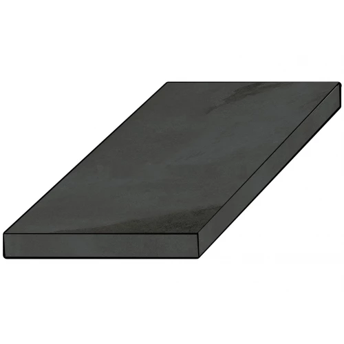 Ступень угловая левая Coliseumgres Ардезия Блэк 620070002383 120х33 см