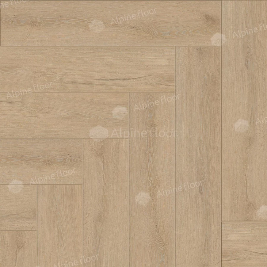 Каменный SPC ламинат Alpine Floor Tulesna Art Parquet Caldo 1005-5 43 класс 4 мм 19.5 кв.м 60х12.5 см