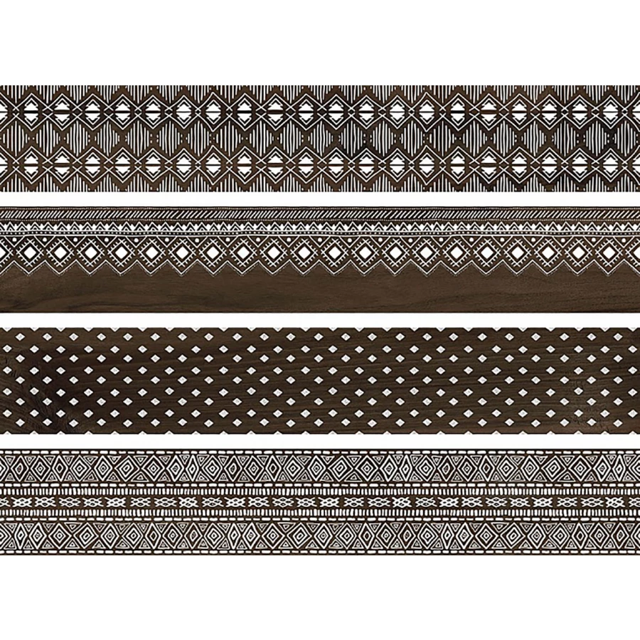 Керамогранит Kerama Marazzi Про Вуд коричневый декорированный обрезной DL510400R 20х119,5