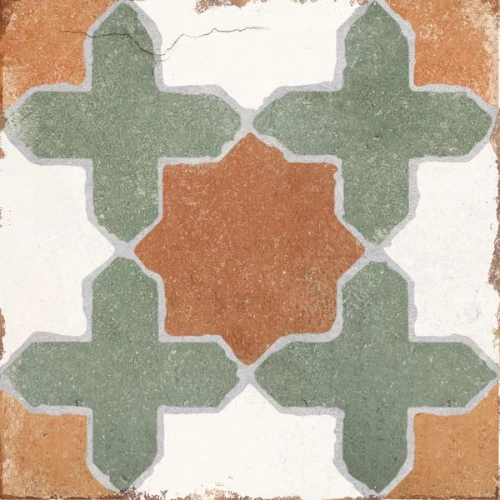 Керамогранит Nanda Tiles Andalusia Nadia матовый многоцветный 20х20 см