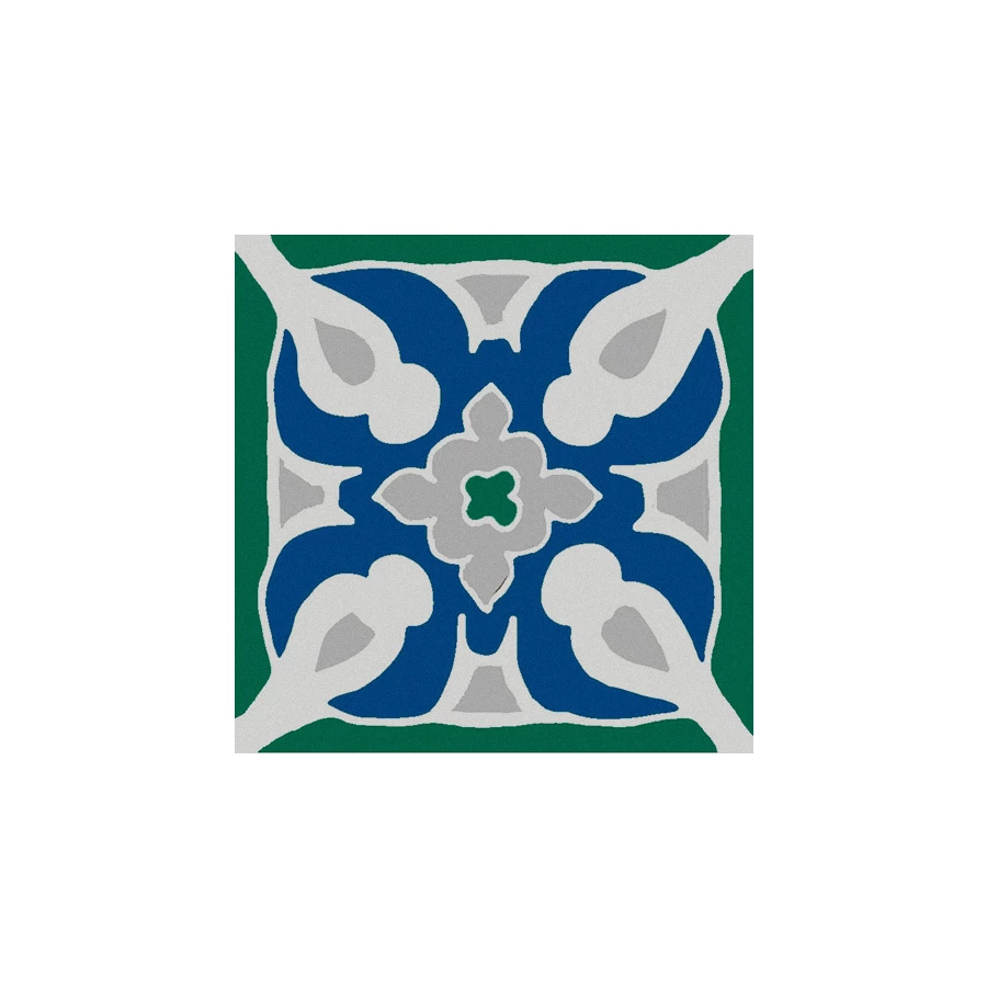 Вставка Kerama Marazzi Анвер 7 зеленый OS\B177\21052 4,85х4,85 см