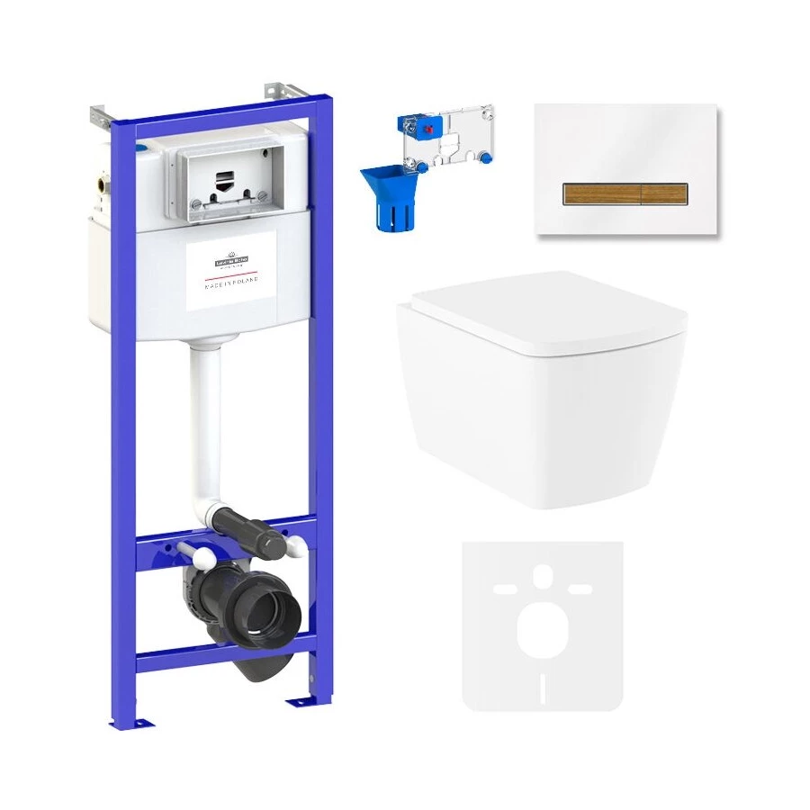 Унитаз Lavinia Boho Relfix Aveo Rimless 75110264 (комплект 7 в 1)