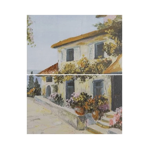 Панно Шахтинская плитка Мадейра многоцветный 02 50х40 