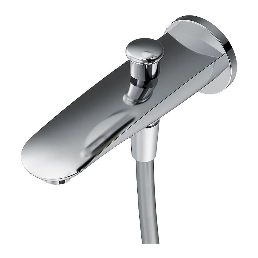 Смеситель для ванны и душа Am Pm X-Joy TouchReel верхний душ с держателем душевой набор и излив на ванну FP85A10020