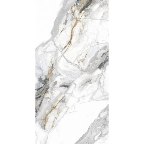 Керамогранит Bonaparte Ival White Soft Polish Light Rect белый 120х60 см