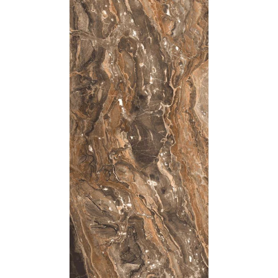 Керамогранит Primavera Richter brown High glossy GR204 120х60 см