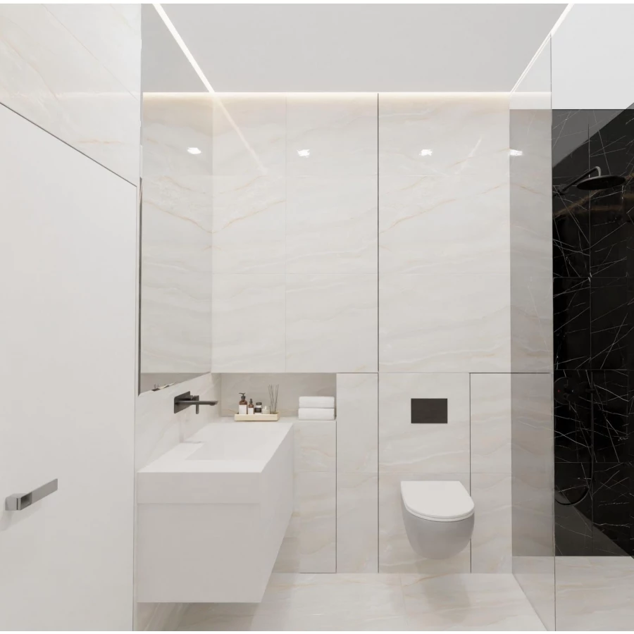 Керамогранит LV Granito Ice Onyx glossy 60x60 см