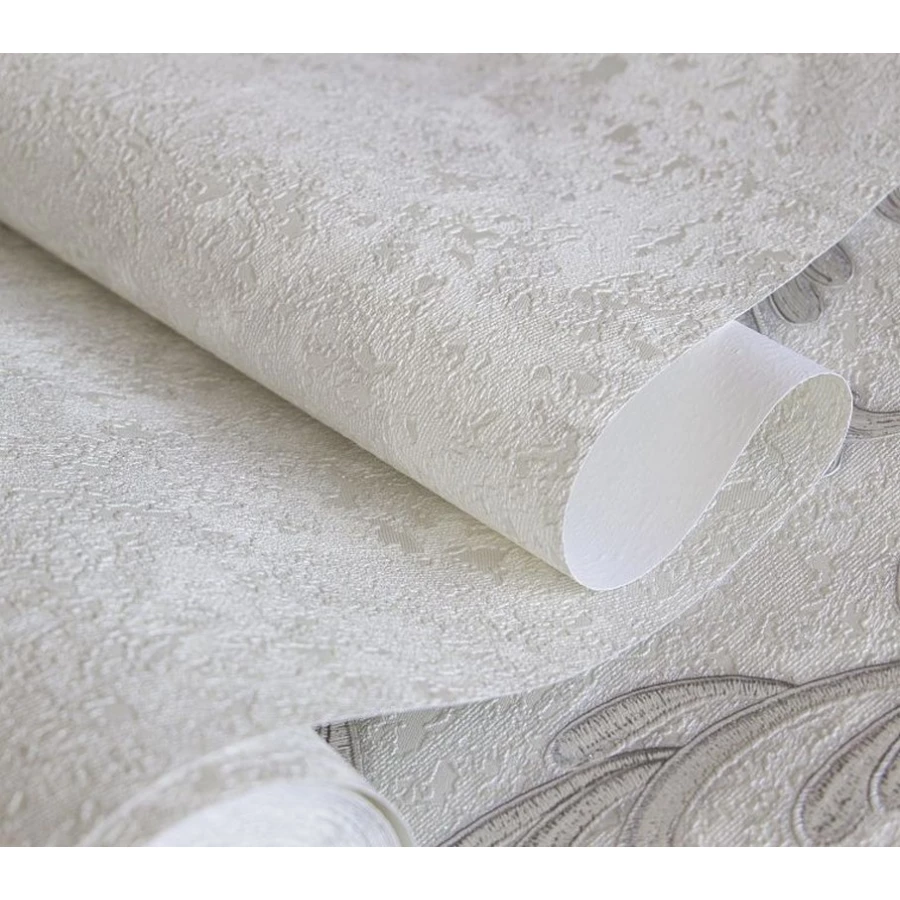 Обои флизелиновые Аспект Deluxe Рафаэль белые 70428-11 1,06х10,05 м
