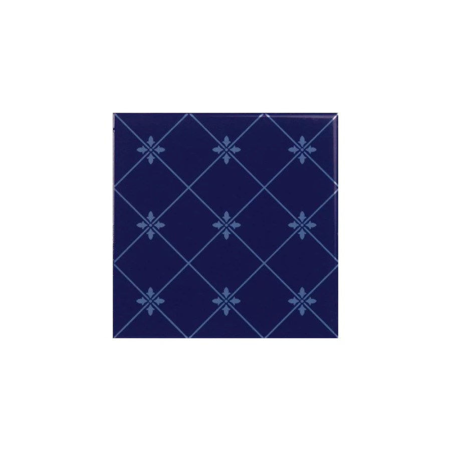 Плитка настенная Ape Ceramica Noblesse Delis Cobalto глянцевая синяя S001223 20х20 см