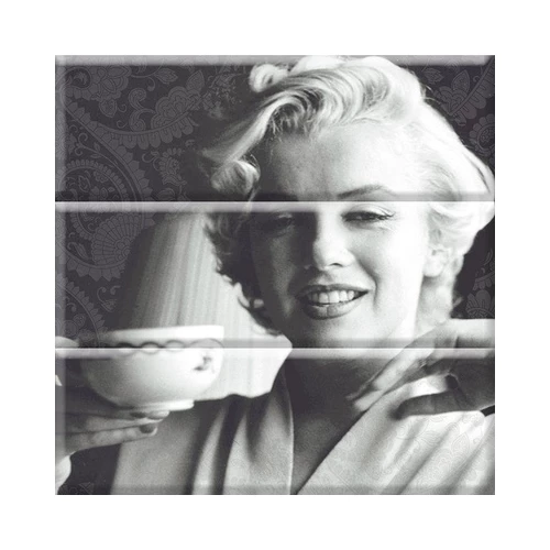 Плитка настенная Absolut Keramika Monocolor Composicion Marylin глянцевая серая AK1080 30х30 см