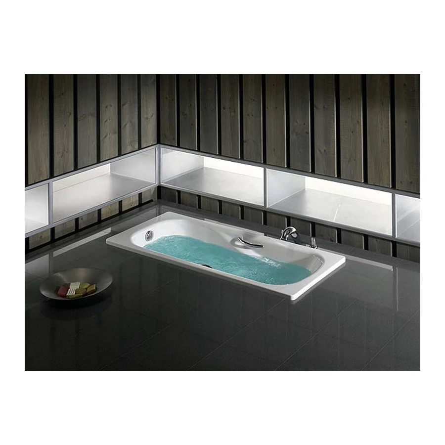 Ванна стальная Roca Princess противоскользящее покрытие 7.2203.E.000.0 160х75 см