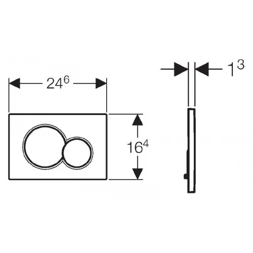 Смывная клавиша Geberit Sigma 01 115.770.DW.5