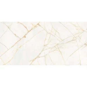 Керамогранит Flaviker Supreme Hedonism Golden Spider Lux глянцевый белый PF60017238 120х60 см