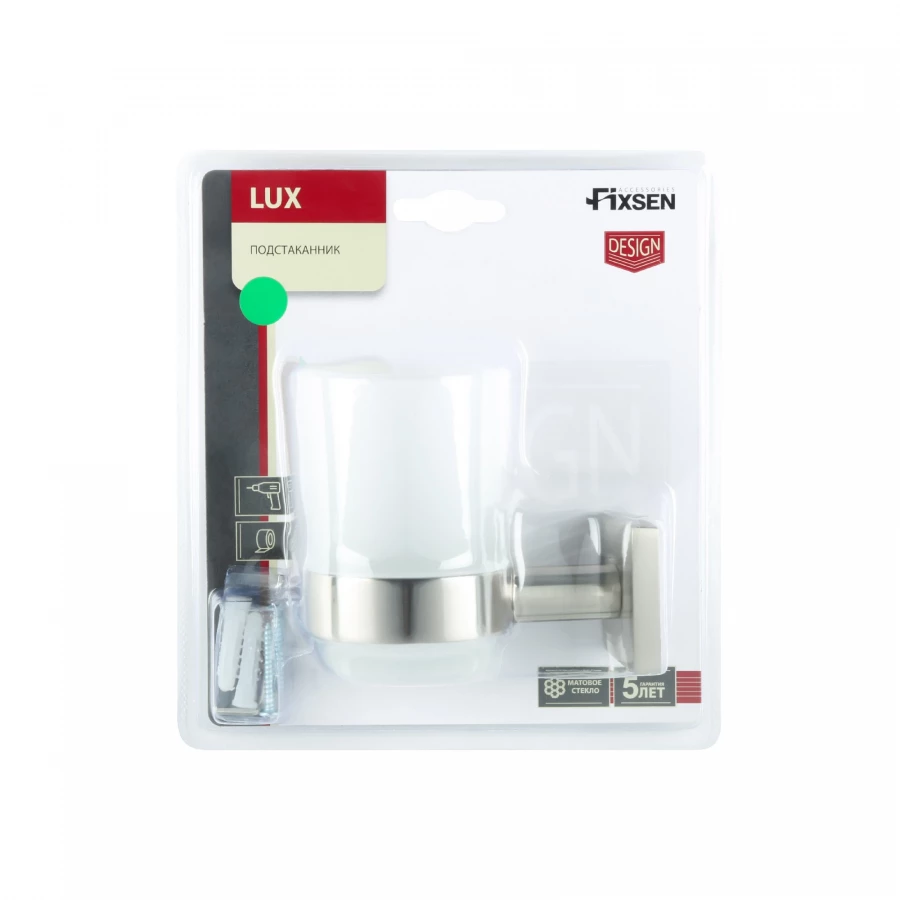 Держатель Fixsen Lux Satin для стакана одинарный сатин FX-16006