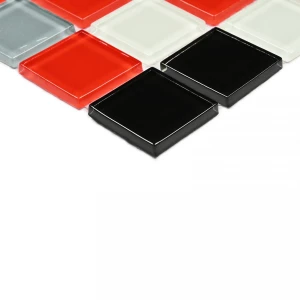 Мозаика Bonaparte Стеклянная мозаика Joker 25х25 глянцевая красная 30х30 см