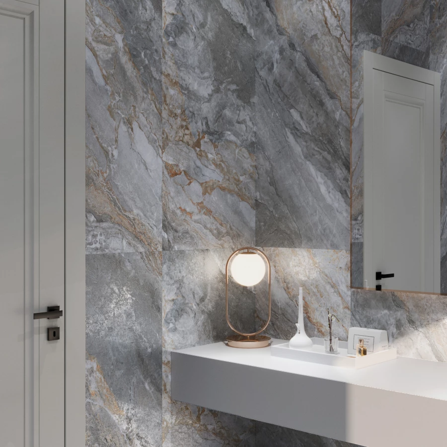 Керамогранит Arcadia Ceramica Trivola Grey Carving Lappato серый CL4007-A 120х60 см