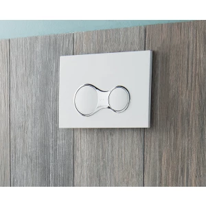 Комплект Vitra Integra Round унитаз подвесной безободковый с тонким сиденьем МЛ инсталляция панель смыва глянец хром 9856B003-7205