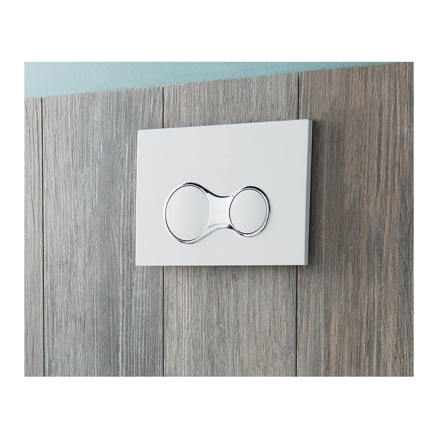 Комплект Vitra Integra Round унитаз подвесной безободковый с тонким сиденьем МЛ инсталляция панель смыва глянец хром 9856B003-7205