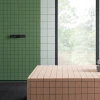 Плитка настенная Mutina Дин Росе Матт / Din Rose Matt матовая розовая KGDM08 15х15 см