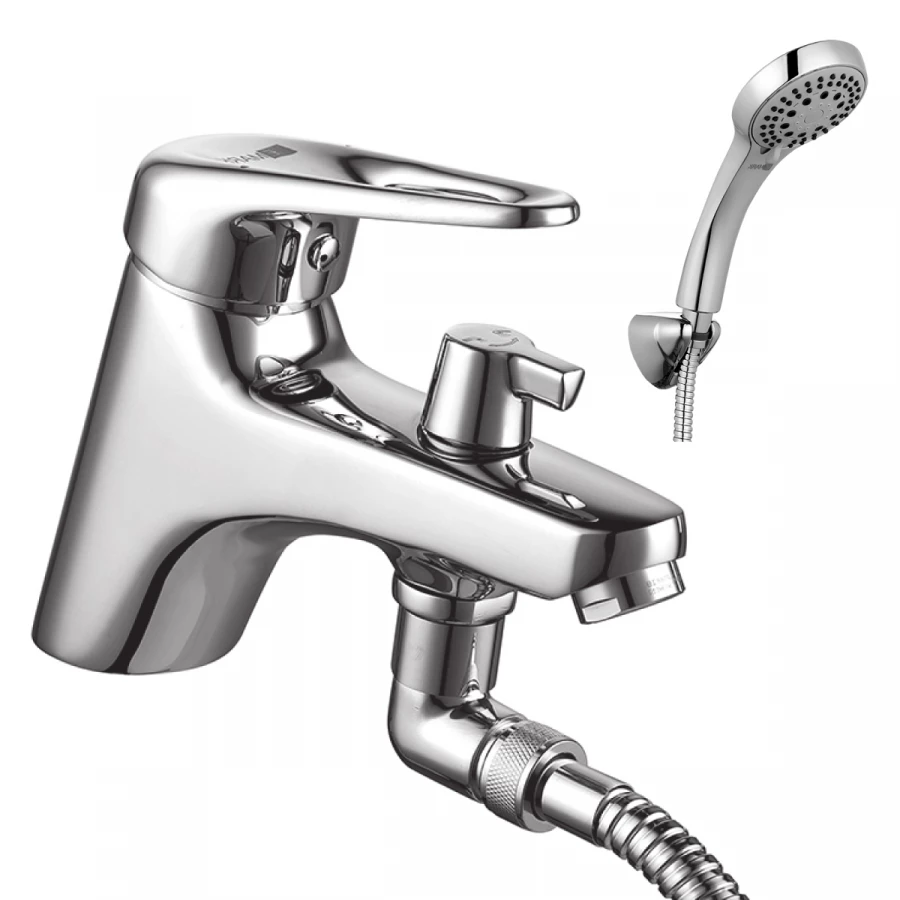 Смеситель на борт ванны Lemark Luna LM4115C хром