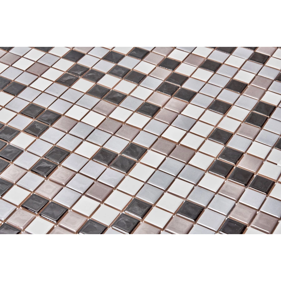 Мозаика из керамогранита Pixel mosaic Керамическая мозаика чип 25х25 мм сетка Pix 639 31,5х31,5 мм