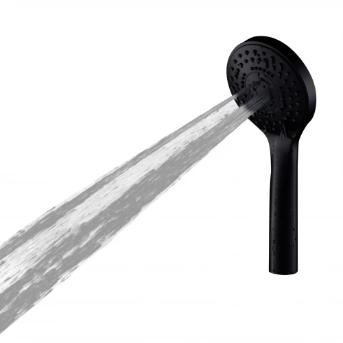 Лейка для душа Fashun 5 режимов черный A023-7