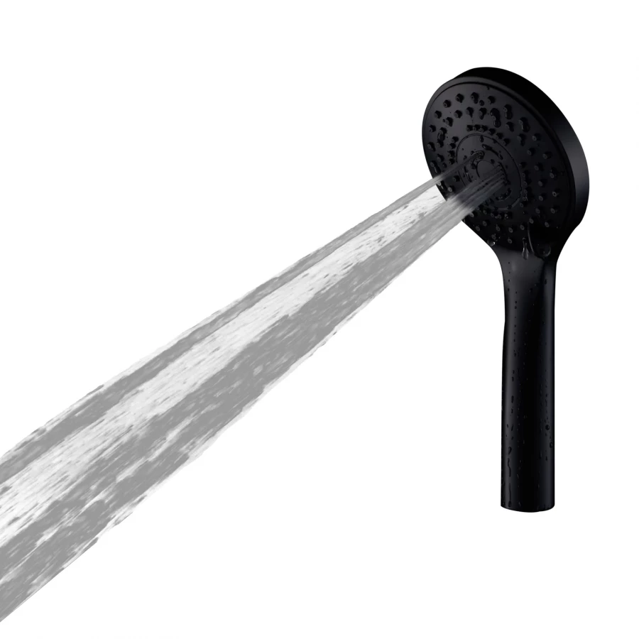 Лейка для душа Fashun 5 режимов черный A023-7