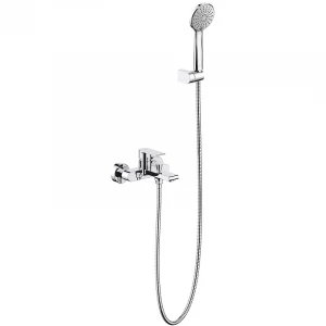 Смеситель Aquatek Лира для ванны с душевым набором хром AQ1449CR