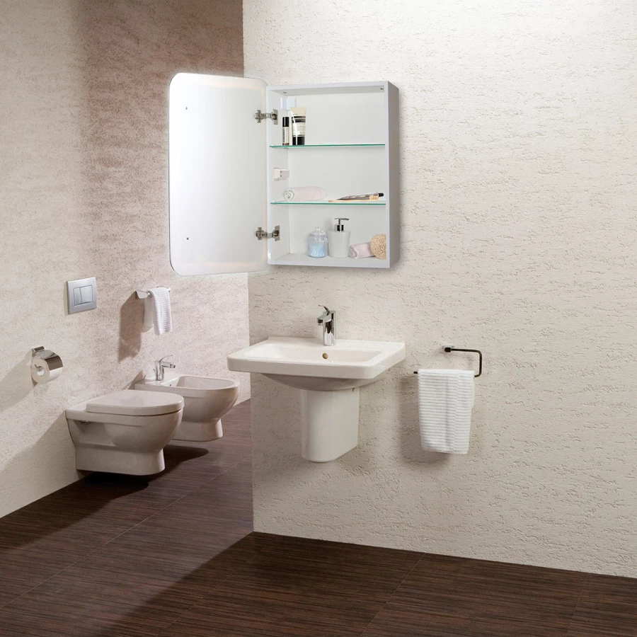 Зеркало-шкаф Azario Фиджи flip 50 подсветка сенсорный выключатель с функцией диммера LED-00002471 50x75 см