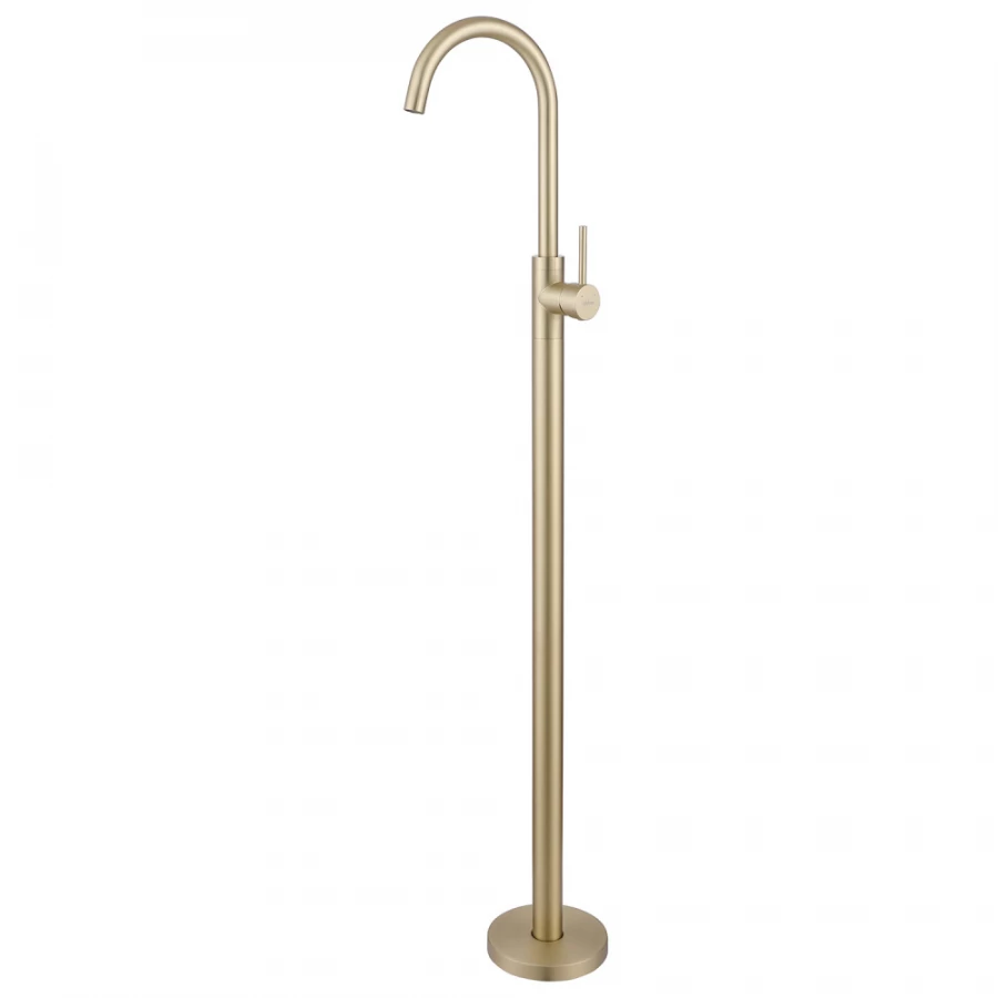 Смеситель Abber Wasser Kreis напольный для раковины золото матовое AF8141G