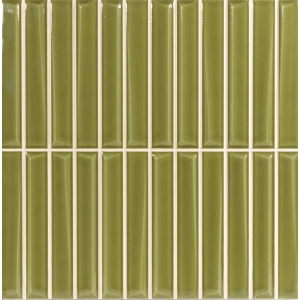 Плитка настенная Monopole Melody Olive глянцевая оливковая 20x20 см