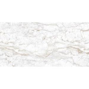 Керамогранит ALMA Ceramica Bellagio sugar-эффект белый GFA114BLG04R 114х57х0,75 см