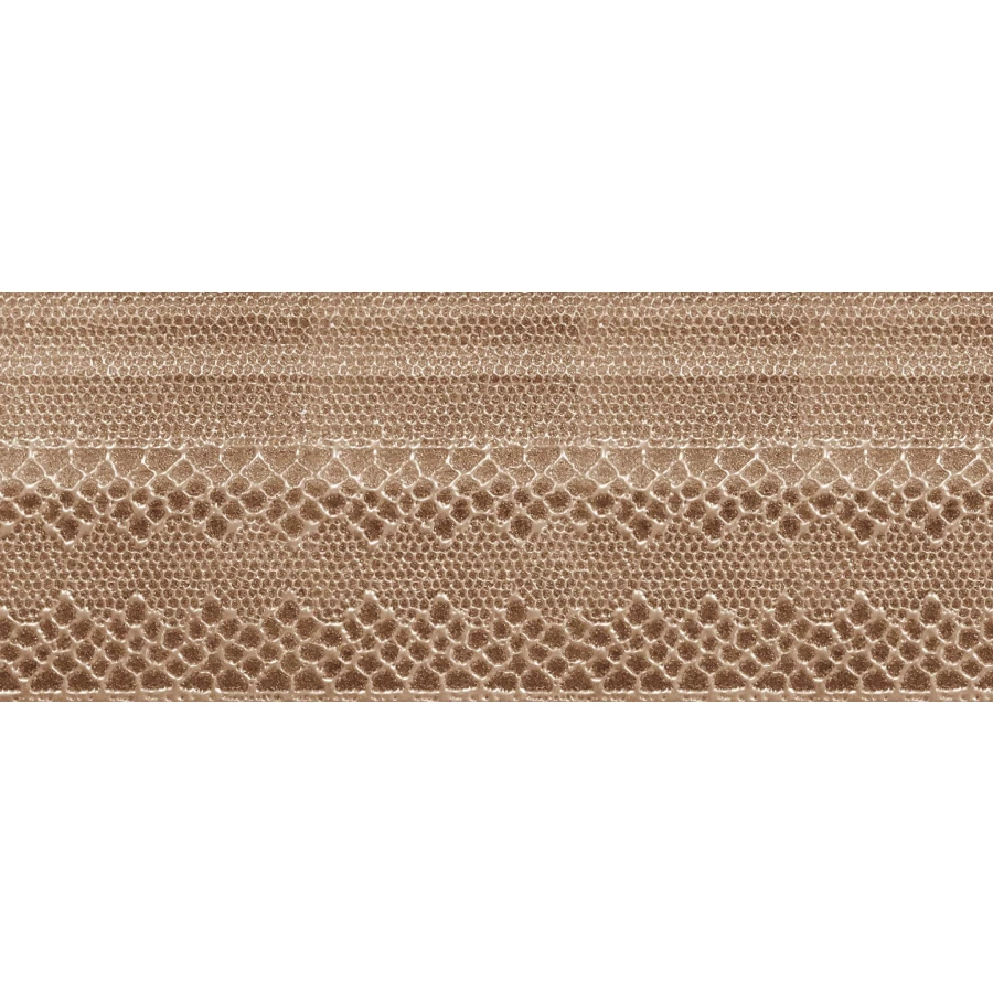 Плитка настенная Atlantic Tiles Magnifique Zocalo Cuivre Бордюр матовый бежево-коричневый 29,5х12,5 см