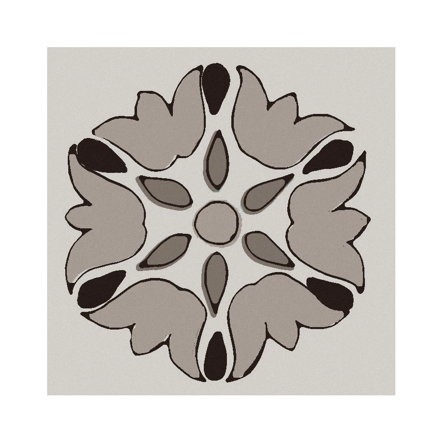 Вставка Kerama Marazzi Анвер 4 серый OS\A178\21052 4,85х4,85 см