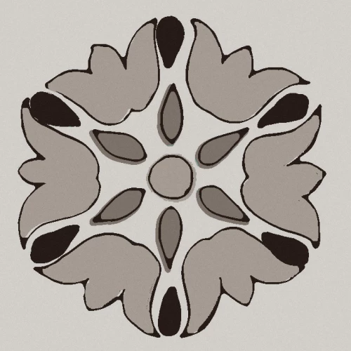 Вставка Kerama Marazzi Анвер 4 серый OS\A178\21052 4,85х4,85 см