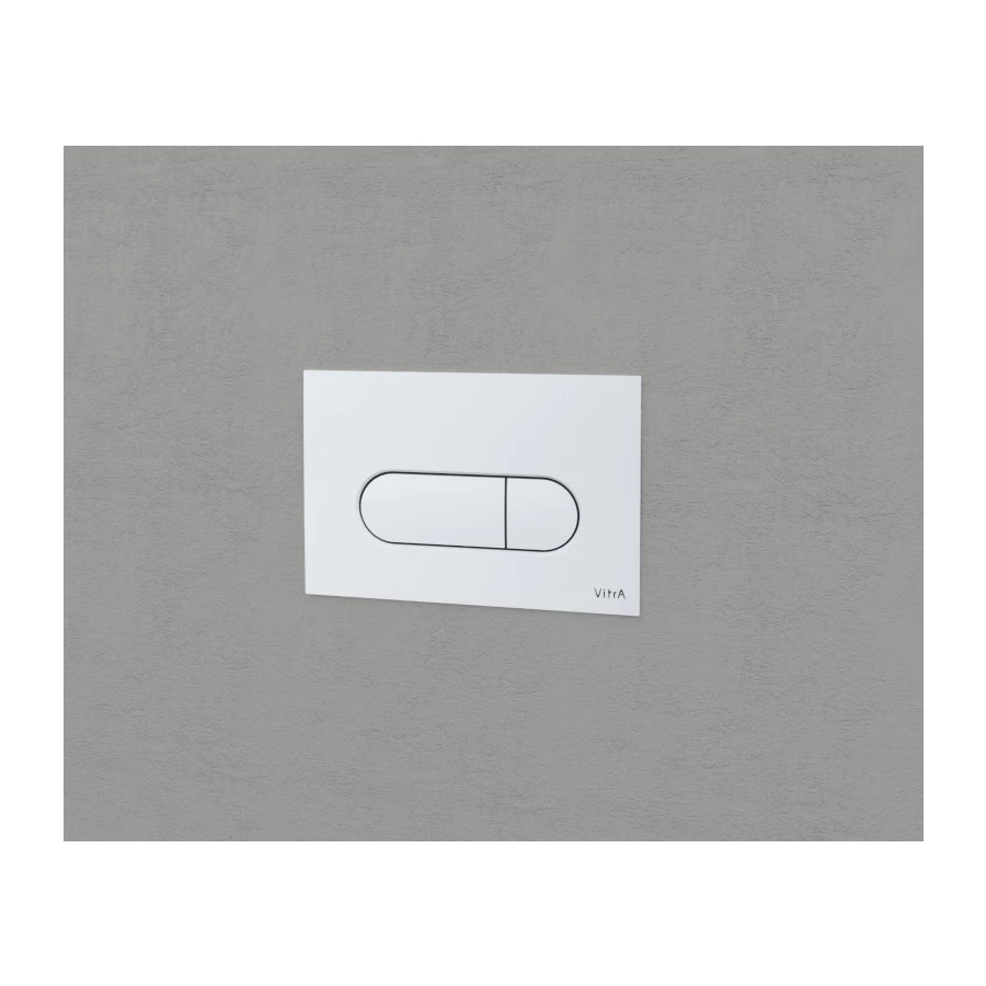 Панель смыва Vitra Root Round белая 740-2200