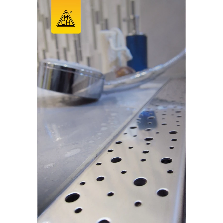 Душевой лоток Creto Points с решеткой хром CRE-650 PH 65 см